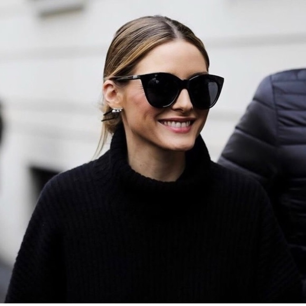 Le Specs Halfmoon Magic Black Sunglasses
